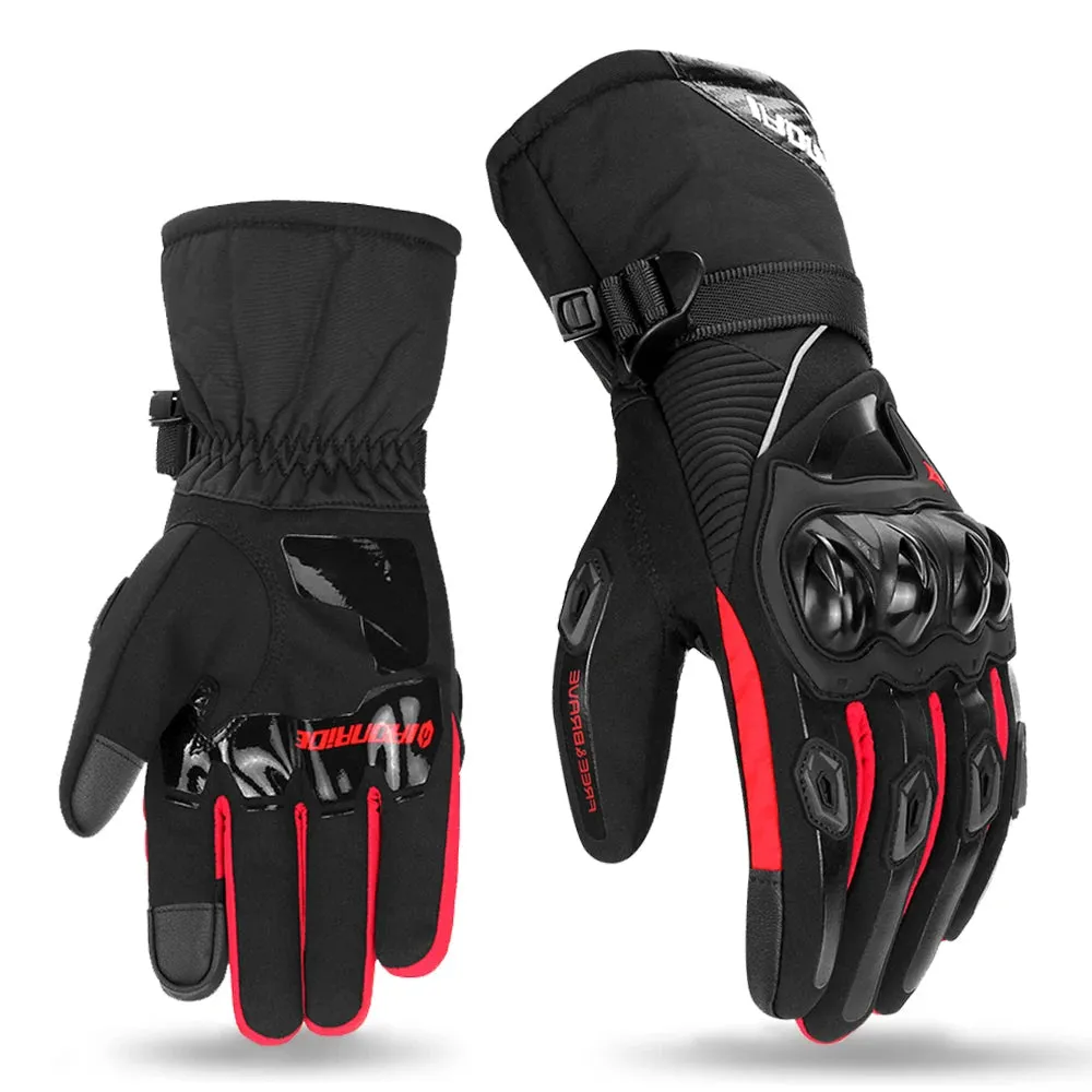 Full-Finger Winter Motorcycle Gloves for Men – Warm & Durable