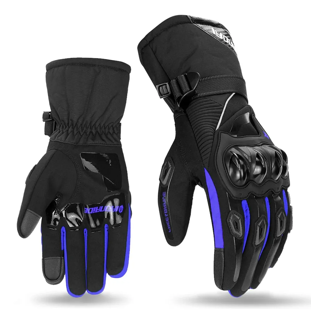 Full-Finger Winter Motorcycle Gloves for Men – Warm & Durable