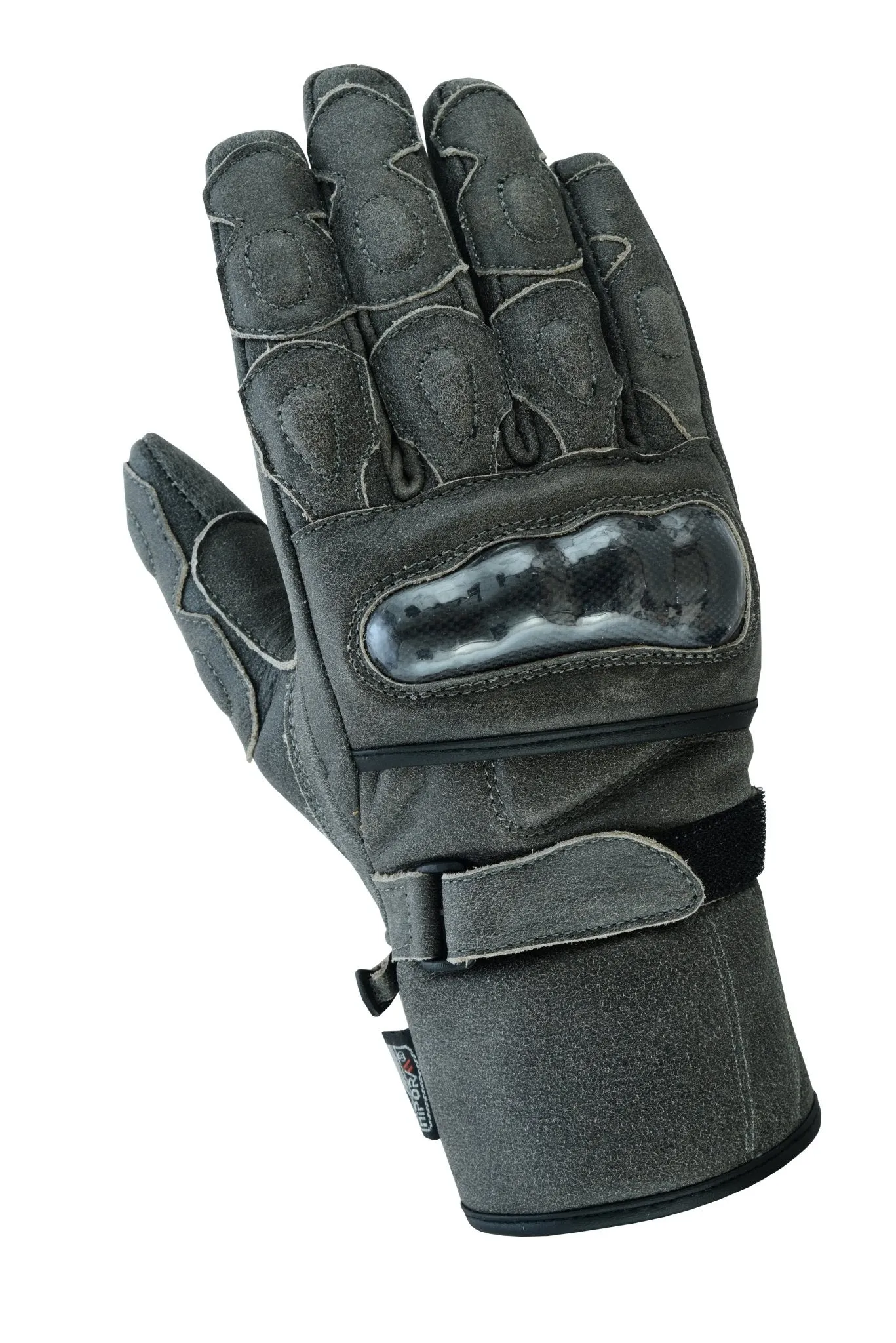 Gallanto Brown Motorcycle Armoured Thinsulate Leather Gloves