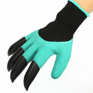 Garden Gloves For Digging & PlantingGardening Gloves, Runfish Women Garden Digging Genie Gloves with Claws Protective Gear Gardening Tool Best Gift for Gardeners (1 pair)