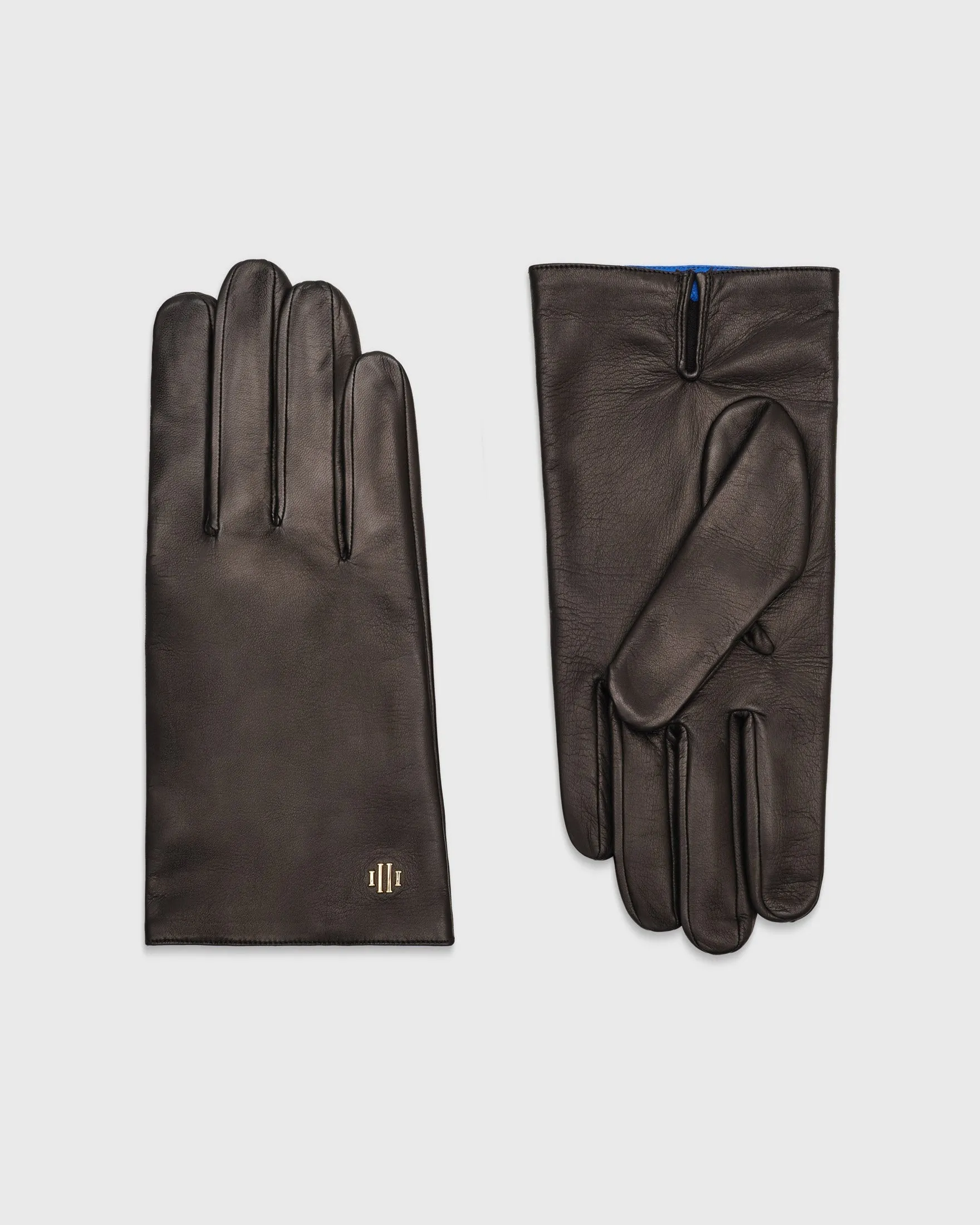 Gaston Black Leather Gloves