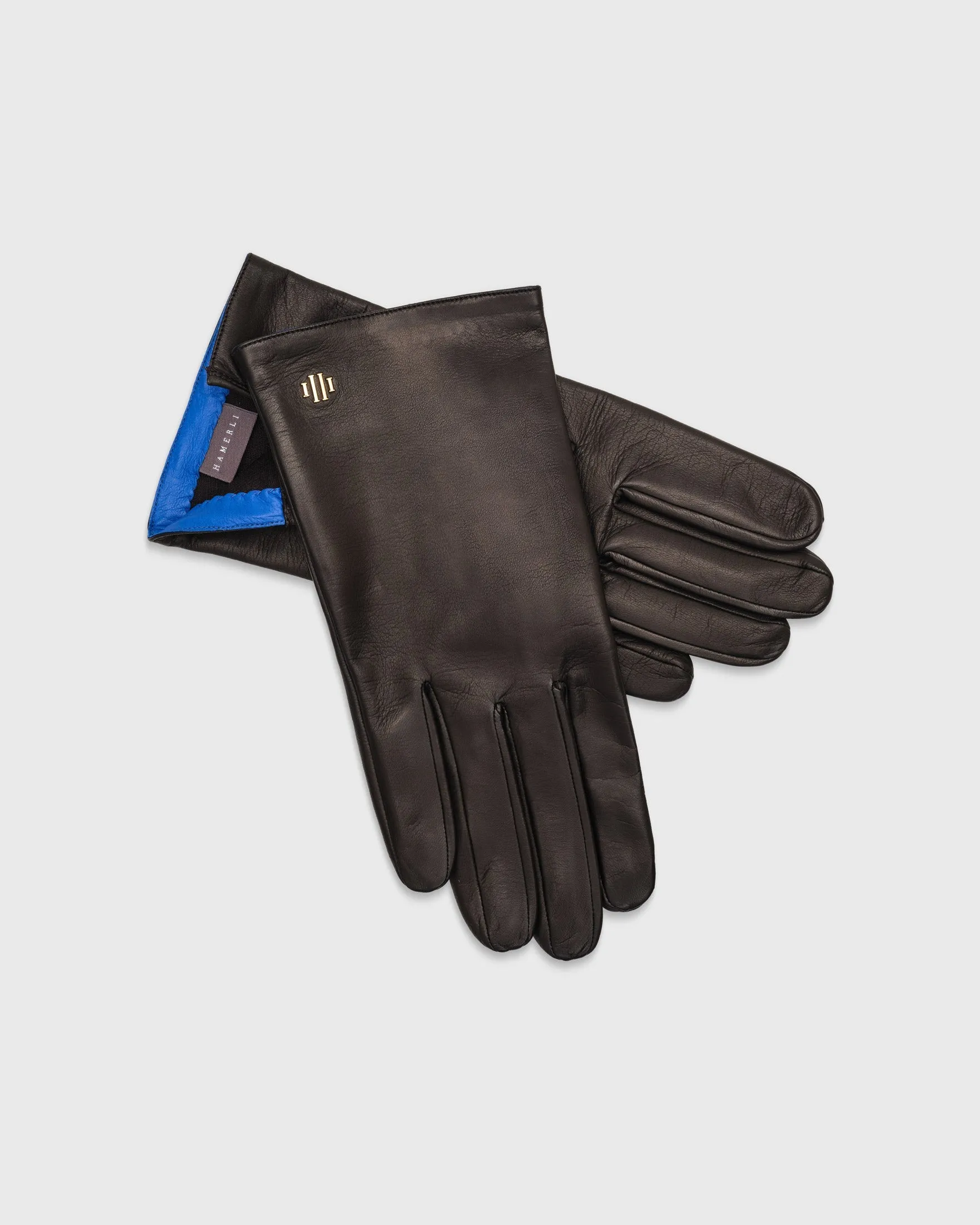 Gaston Black Leather Gloves