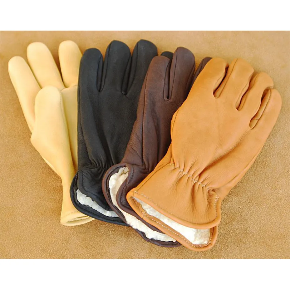 Geier Pile Lined Deerskin Glove