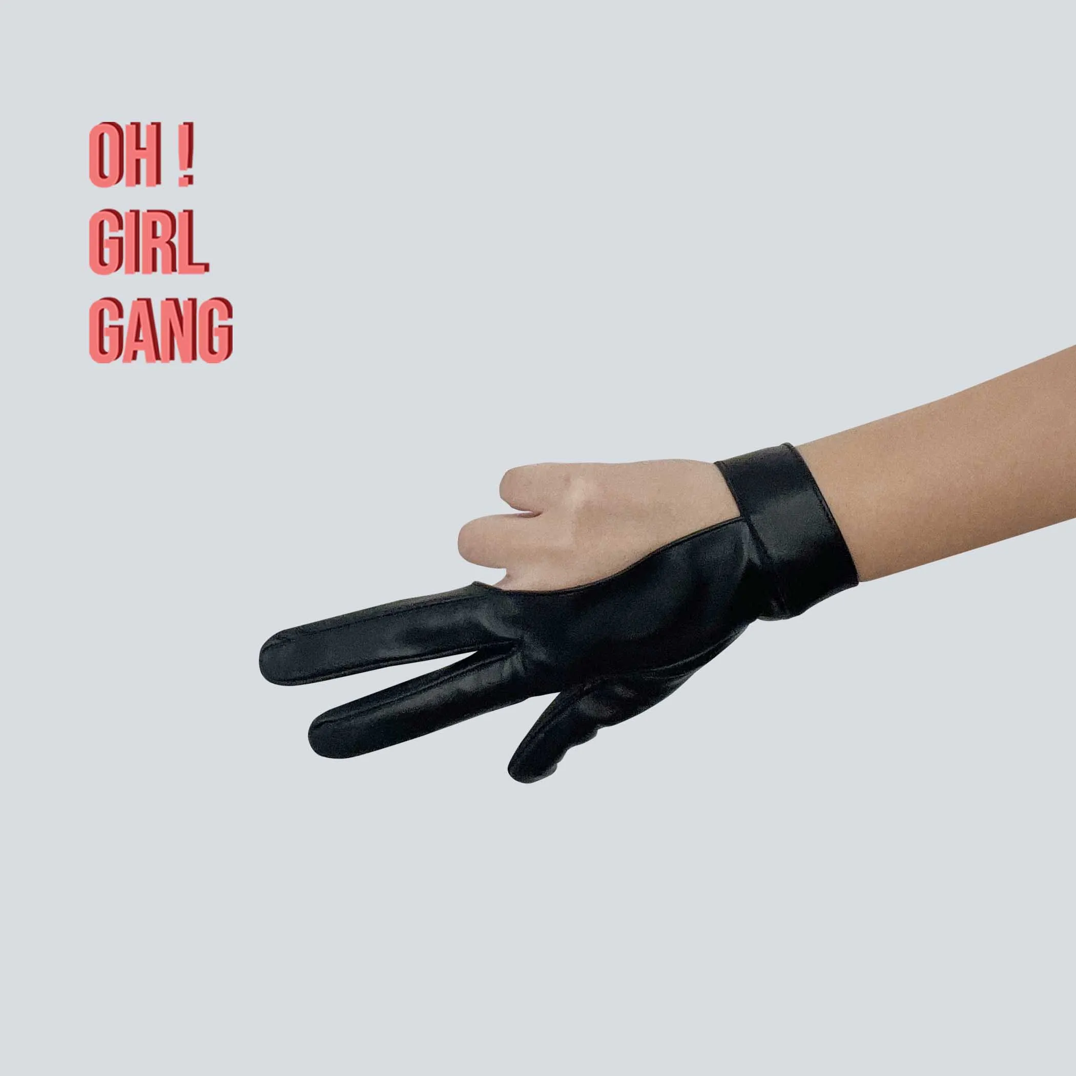 Genuine Leather Gloves: 3 Fingers Billiard gloves 🎱