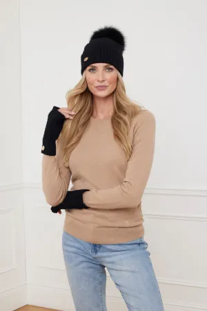 Georgie Cable Rib Wrist Warmer