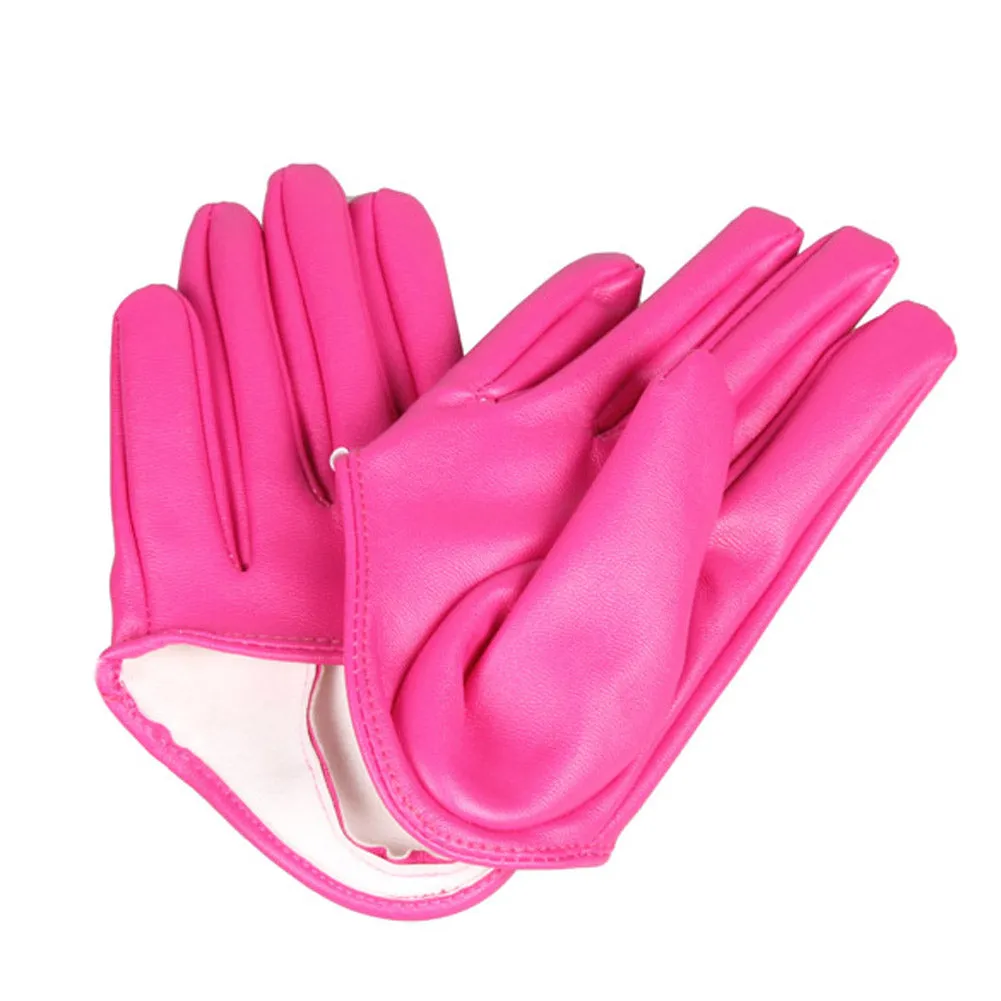 Get Racy Half Palm Gloves in Fuchsia