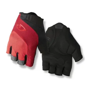 GIRO BRAVO GEL GLOVES RED BLACK