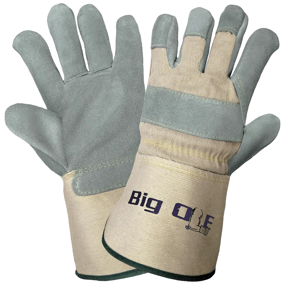 Global Glove & Safety 2100GC Big Ole® Premium Side Select Split Cow Leather Palm Gloves