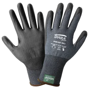 Global Glove & Safety PUG-921, 21-gauge, Polyurethane Palm, Cut A4