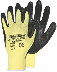 Glove Nitrile Cut Resistant Level 2 13 Gauge Nitrile Coated Kevlar Foam by Uline