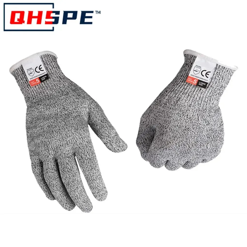 Grade 5 Cut-Resistant Scratch Glass Cutting Safety Protection Gloves