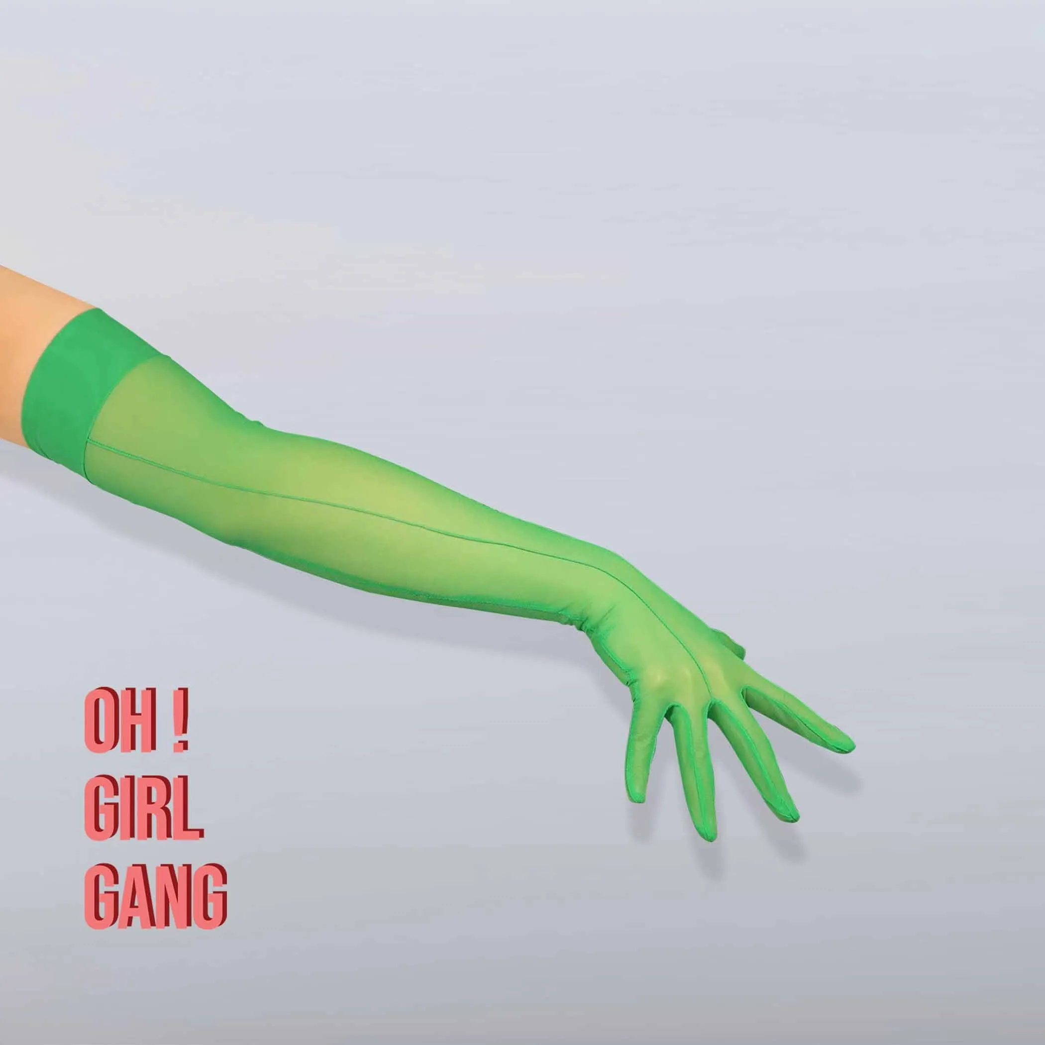 Green Mesh Gloves, Touch Screen Back Lining Opera Gloves (Copy)