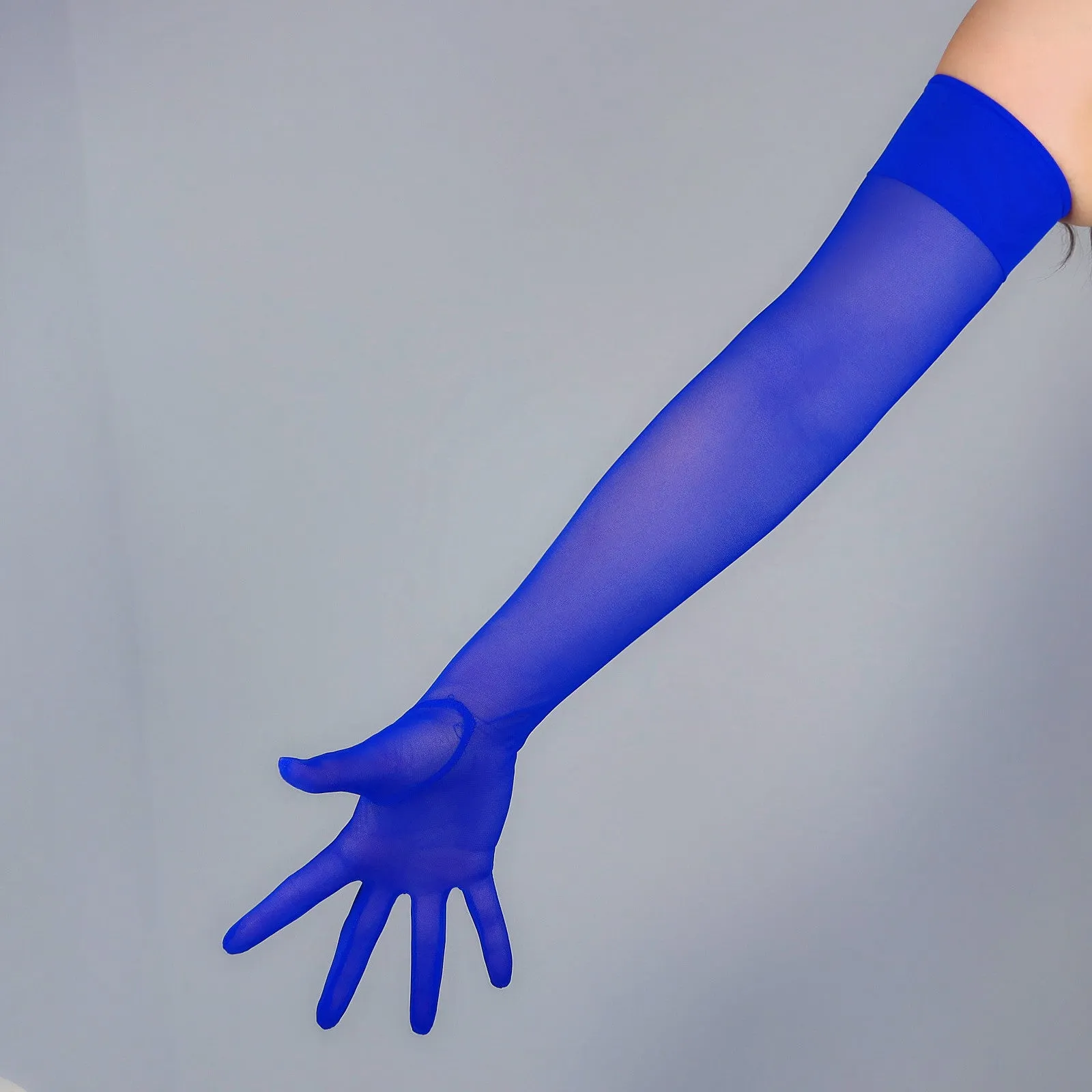 Green Mesh Gloves, Touch Screen Back Lining Opera Gloves (Copy)