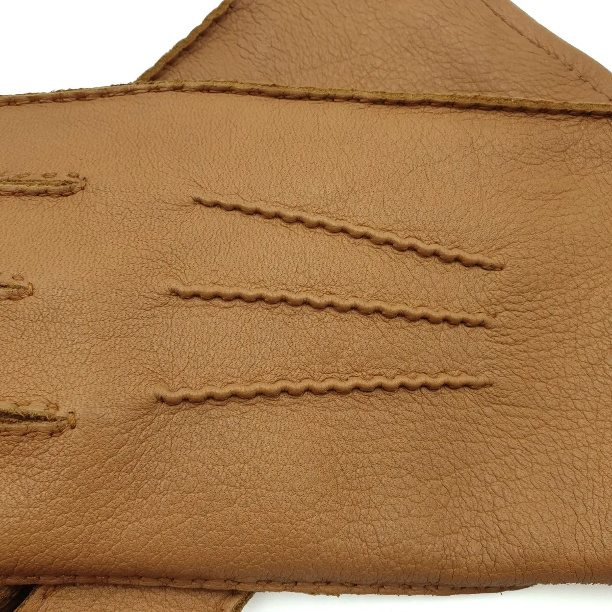 Hamdon - Men's Cashmere Lined Deerskin Glove with Strap