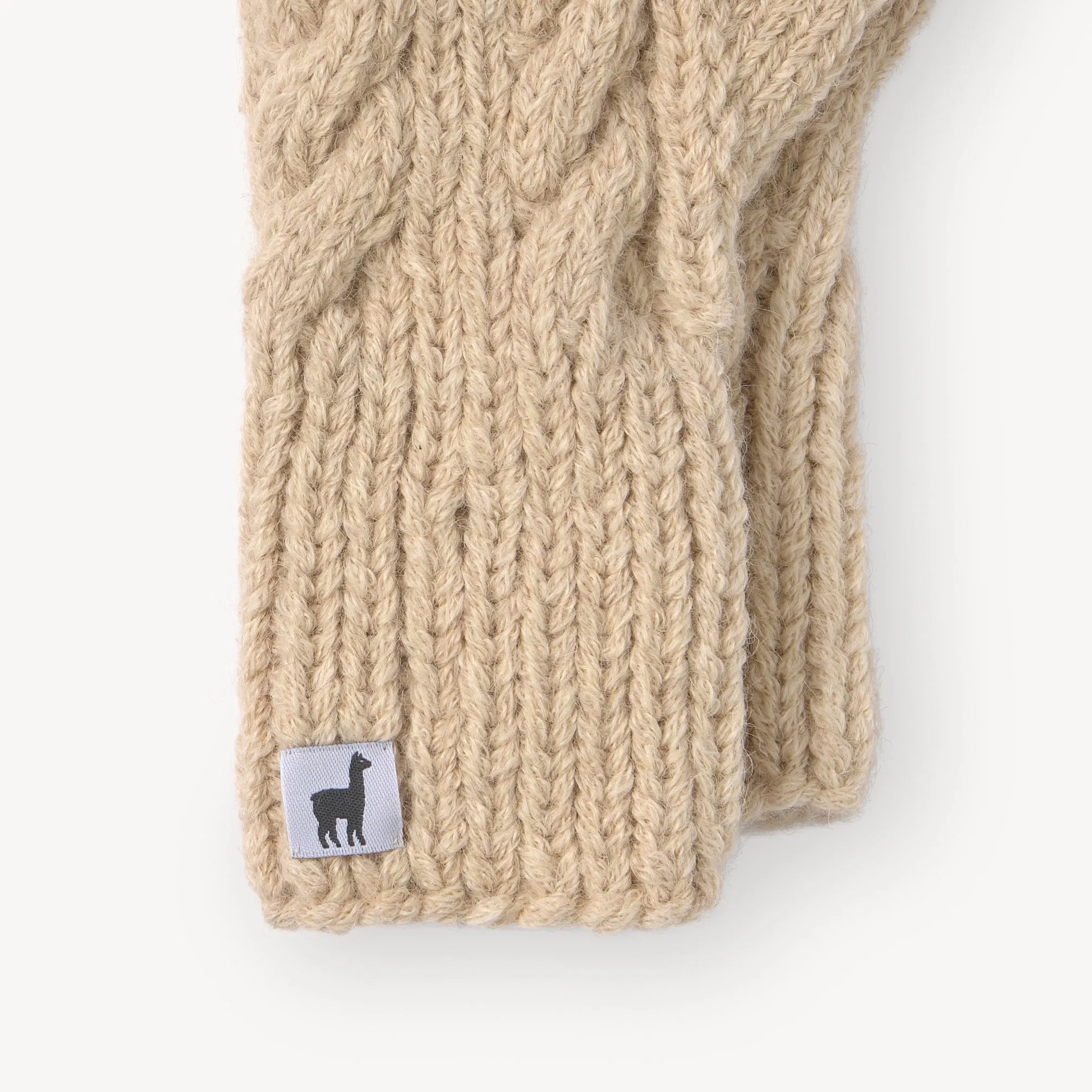 Hand-Knit Alpaca Mittens