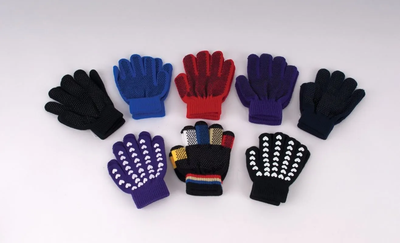 Harlequin Childrens Multi Coloured Magic Horse Riding Gloves
