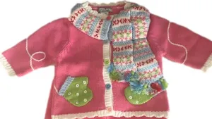 Hartstrings Mitten Sweater Cardigan 3-6 mo