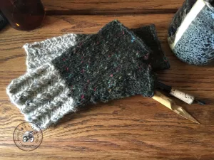 Harvest Twist Fingerless Mitts