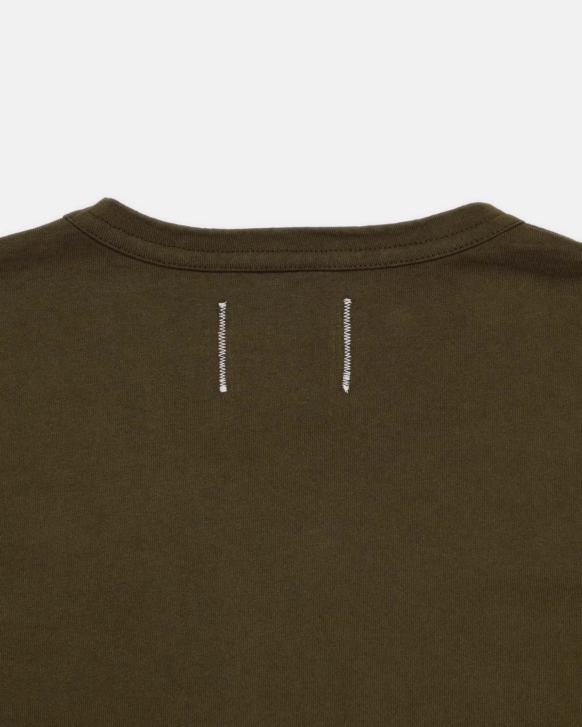 Heavy Duty Long Sleeve Tee - Single Pocket - Loden