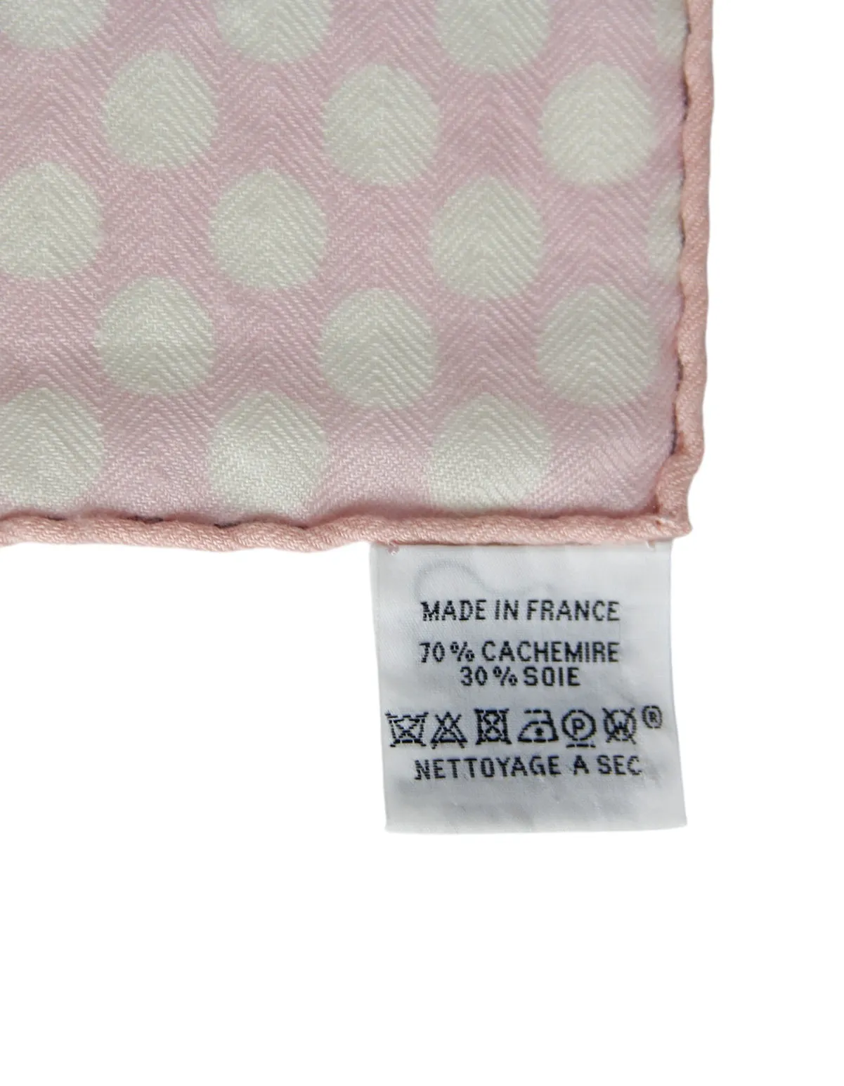 Hermes Pink Faubourg Rainbow 140cm Silk/Cashmere Shawl
