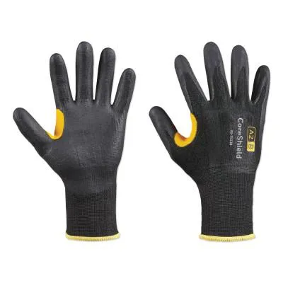 Honeywell CoreShield™ A2/B Coated Cut Resistant Gloves, 6/XS, HPPE, Nitrile Micro-Foam, 13 ga, Grey, 22-7513W/6XS