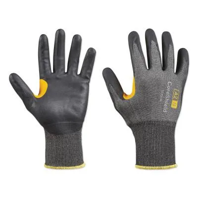 Honeywell CoreShield™ A2/B Coated Cut Resistant Gloves, 6/XS, HPPE, Nitrile Micro-Foam, 18 ga, Black, 22-7518B/6XS