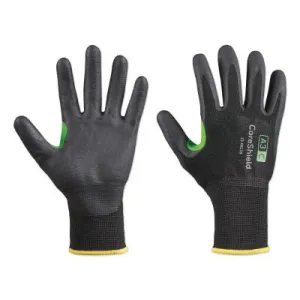 Honeywell CoreShield™ A3/C Coated Cut Resistant Glove, 6/XS, HPPE/Basalt, Nitrile Micro-Foam, 13 ga, Black, 23-0513B/6XS