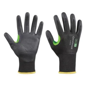 Honeywell CoreShield™ A4/D Coated Cut Resistant Gloves, 8/M, HPPE/Steel, Nitrile Micro-Foam, 18 ga, Black, 24-9518B/8M