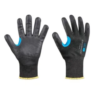 Honeywell CoreShield™ A7/F Coated Cut Resistant Gloves, 10/XL, HPPE/Alloy, Nitrile Micro-Foam, 13 ga, Black, 27-0513B/10XL