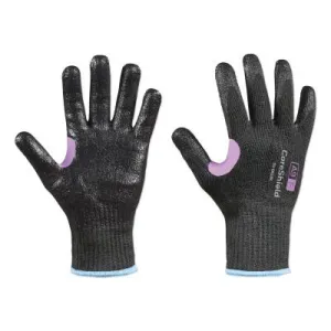 Honeywell CoreShield™ A9/F Coated Cut Resistant Gloves, 9/XL, HPPE/Kevlar®/Alloy, Smooth Nitrile, 10 ga, Black, 29-0910B/9L