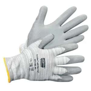 Honeywell NorthFlex Light Task Plus 3 Gloves, 9/Large, Gray/White/Yellow, NFD16G/9L