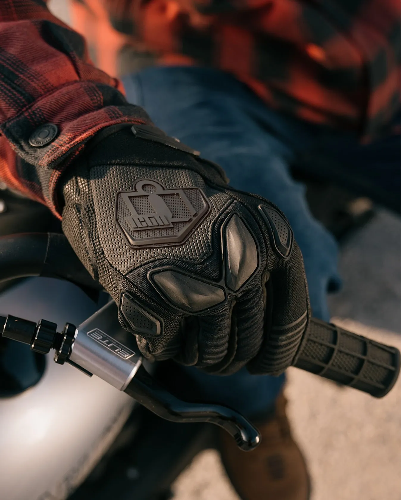 Icon Automag3 CE Gloves - Black