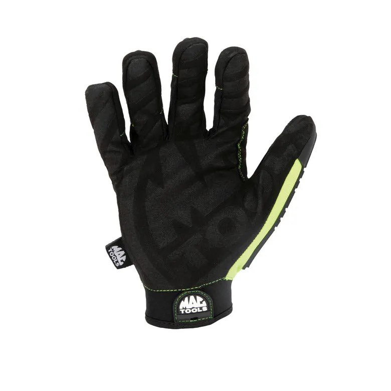 Impact Gloves - Hi-Visibility Green - X-Large