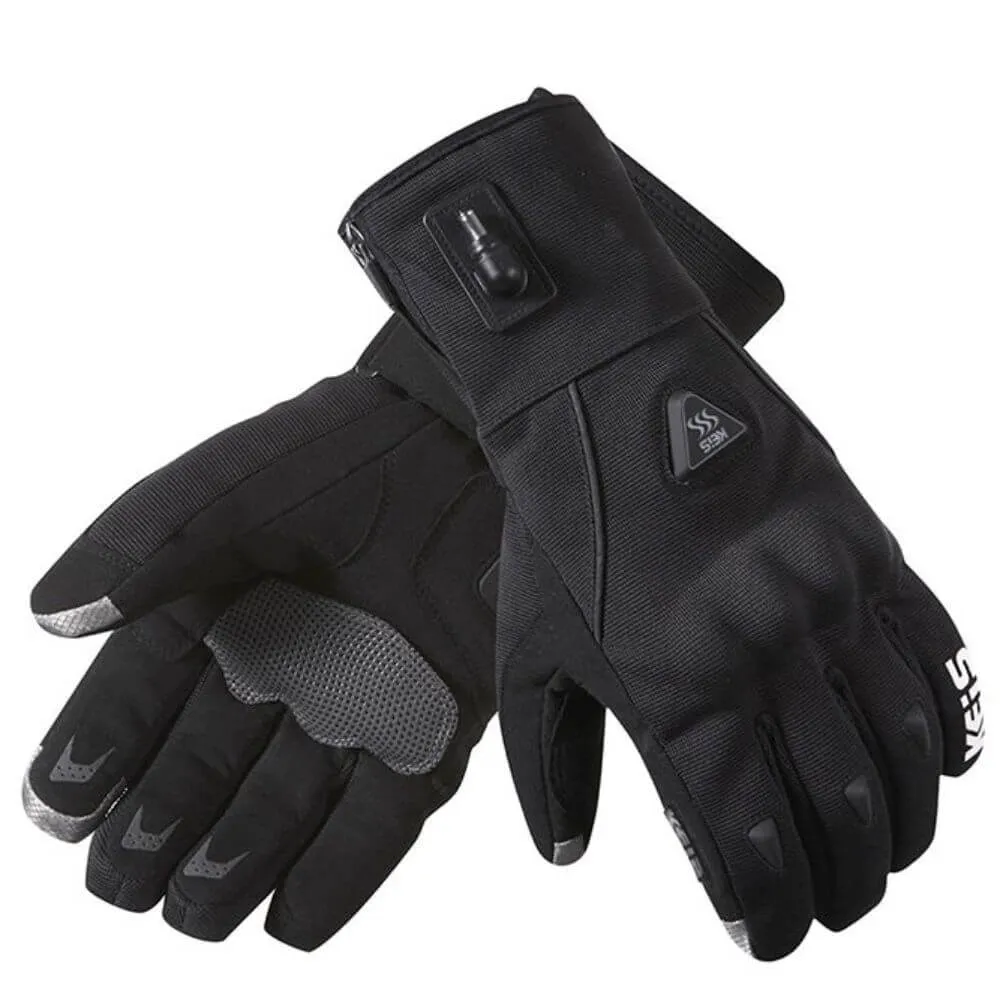 Keis Heated Motorcycle Short Cuff Gloves (G701S)