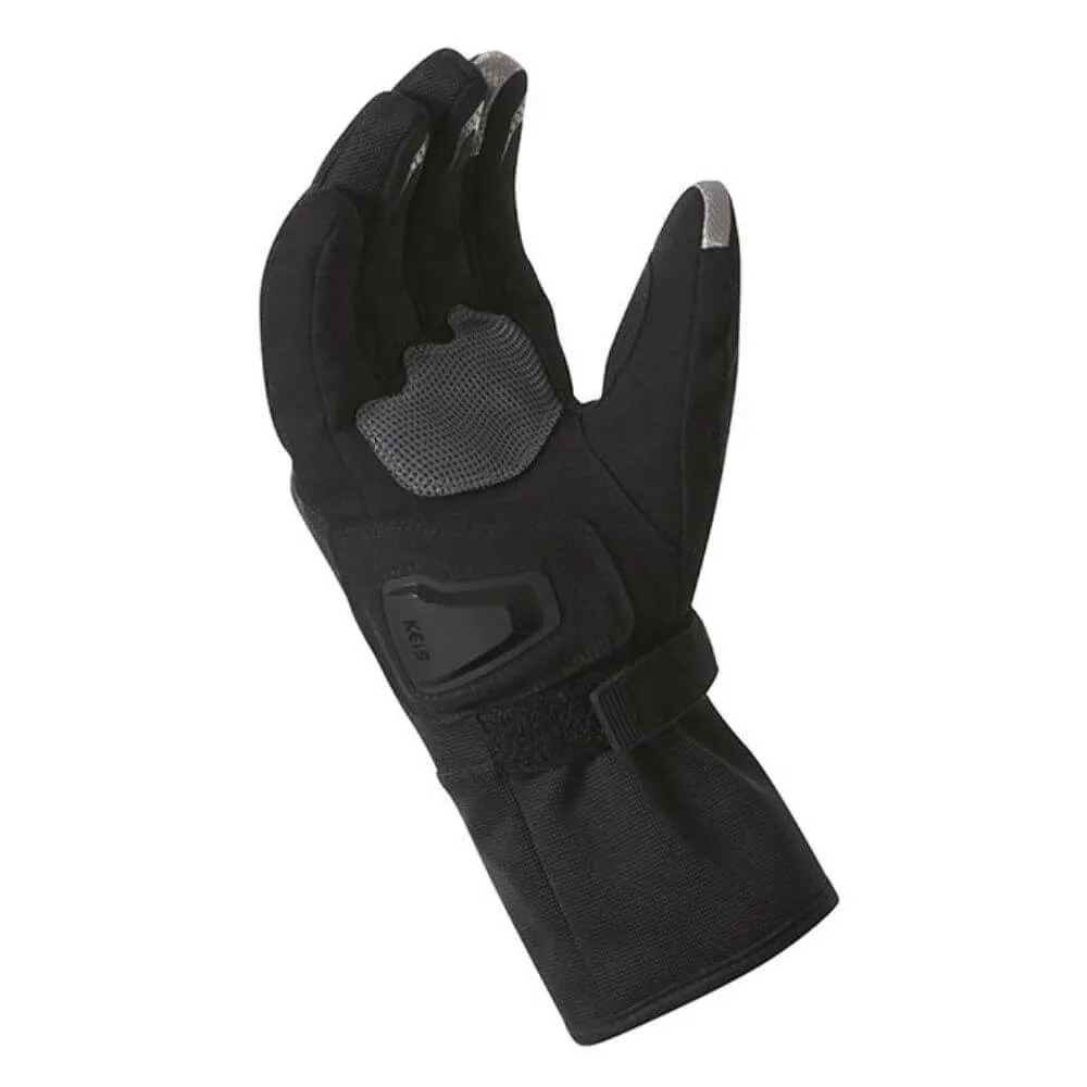 Keis Heated Motorcycle Short Cuff Gloves (G701S)