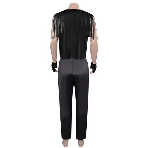 Ken Ryan Gosling Black Fringe Vest Full Set Party Carnival Halloween Cosplay Costume