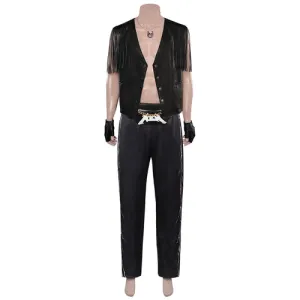 Ken Ryan Gosling Black Fringe Vest Full Set Party Carnival Halloween Cosplay Costume