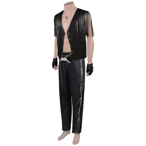 Ken Ryan Gosling Black Fringe Vest Full Set Party Carnival Halloween Cosplay Costume