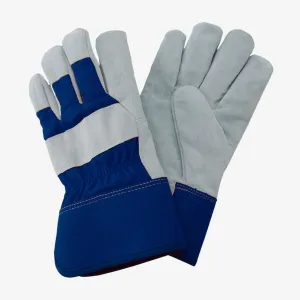Kent & Stowe Navy Fleece Lined Rigger Gloves - Medium