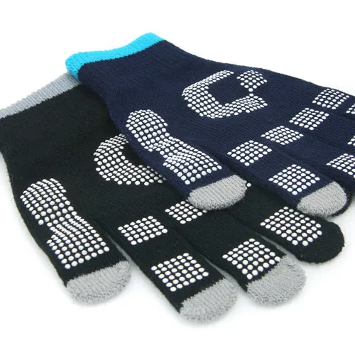 Kids` Knitted Grip Gloves