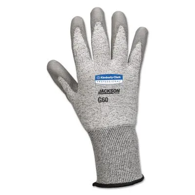 Kimberly-Clark Professional G60 Level 3 Cut Resistant Gloves with Dyneema Fiber, X-Large, Grey, 13826