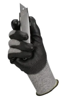 Kimberly-Clark Professional G60 Level 5 Cut Resistant Glove with Dyneema Fiber, Size 8, Salt & Pepper/Black, 98236