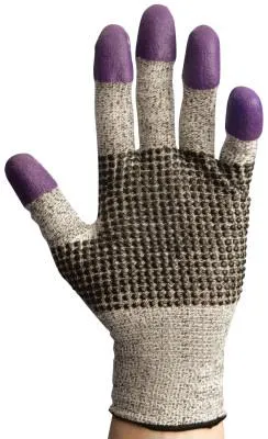 Kimberly-Clark Professional G60 Purple Nitrile Cut Resistant Gloves, Size 7, Purple/Grey/Black, 97430