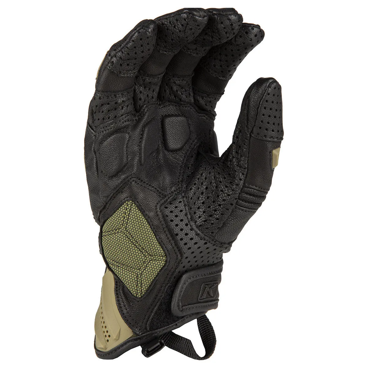 Klim Badlands Aero Pro Short Gloves ~ 3924-000-160-300; Sage, Size XXL (SG6XXL)