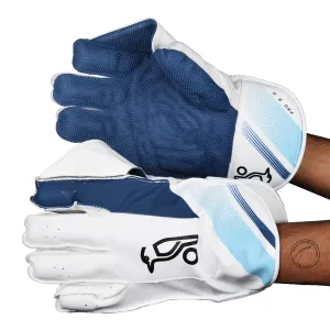 Kookaburra Pro 3.0 Cricket Wicket Keeping Gloves Colour White/Blue Size