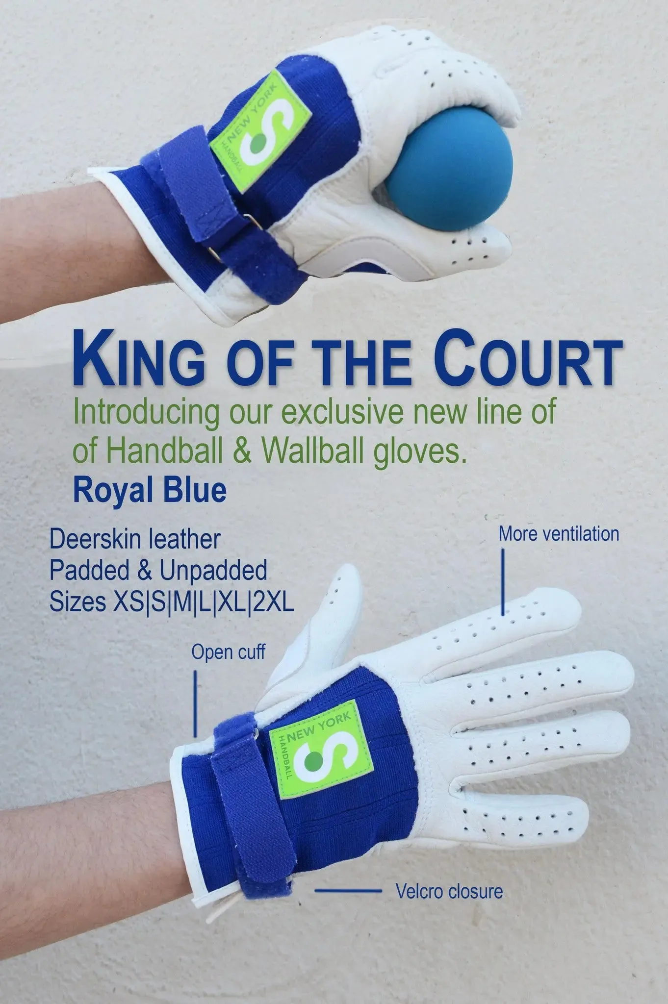 KOTC Royal Blue  922 Padded Palms