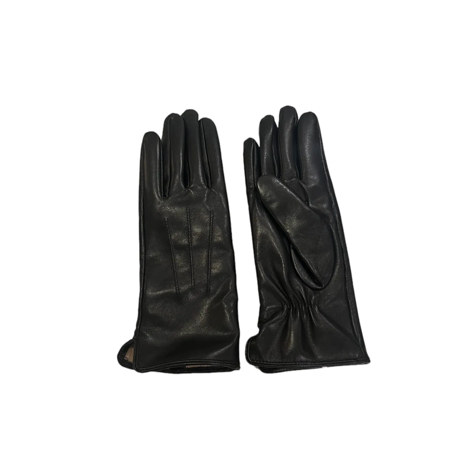 Ladies Cashmere-lined Leather Gloves in Black