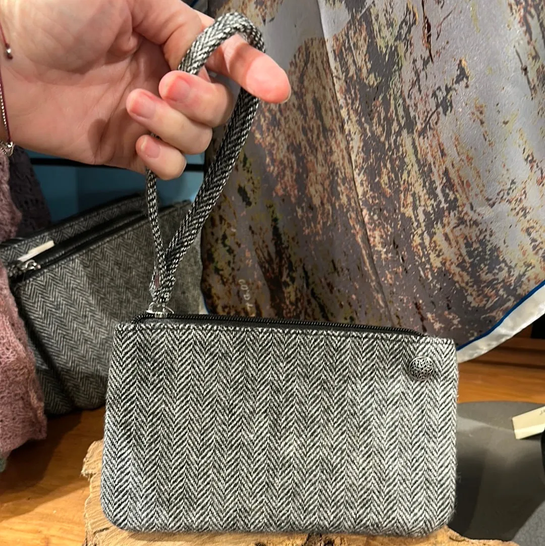 Ladies Herringbone Wristlet with Celtic Knot