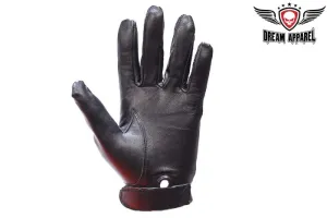 Leather Full Finger Gloves With Lining