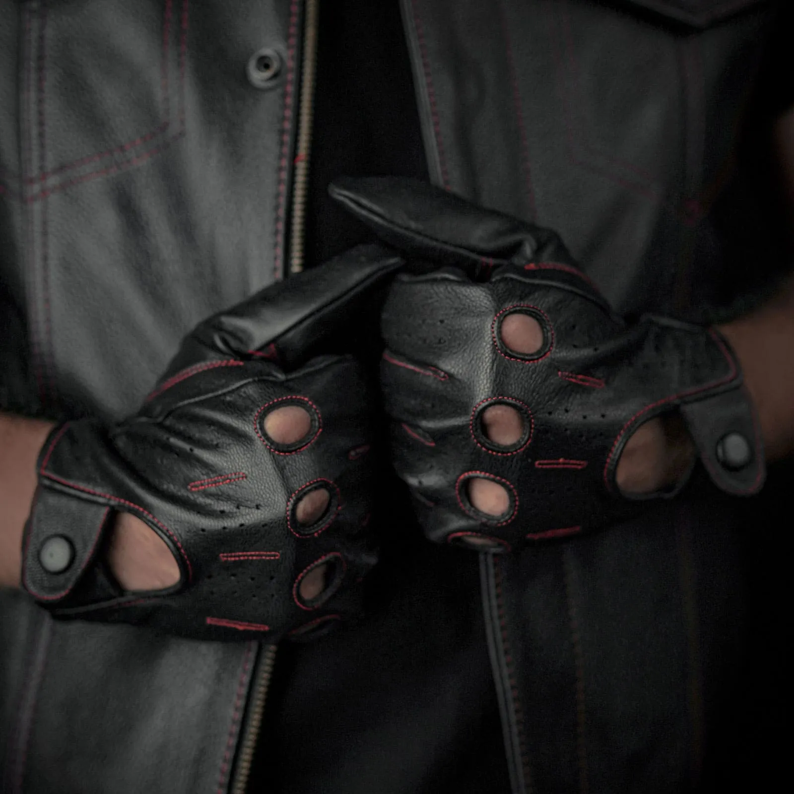 Leatherick Men's Classic Genuine Leather Driving Gloves
